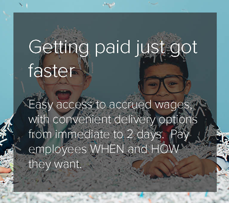 getting paid just got faster