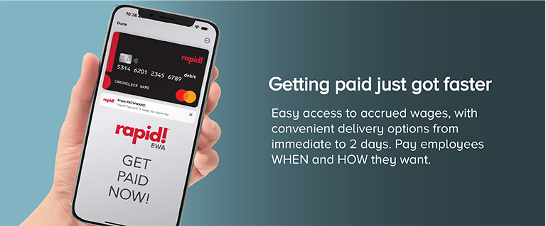 getting paid just got faster